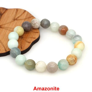 Green Aventurine Quartz Bracelet Healing Crystal Polished Gems Beads