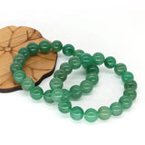 Green Aventurine Quartz Bracelet Healing Crystal Polished Gems Beads