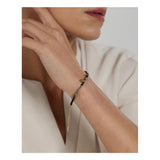 Bohemian Stone Coins Bracelet Stainless Steel Crystal