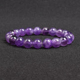 Natural Lace Amethysts Bracelet Purple Crystal Dream Amethyst