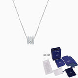 Crystal Round Pendant Necklace Romantic Gift For Women