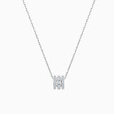 Crystal Round Pendant Necklace Romantic Gift For Women