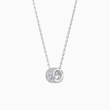Crystal Round Pendant Necklace Romantic Gift For Women