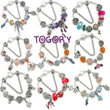 Feather Woodpecker Beads Charm Bracelet Chain DIY Jewelry Gift