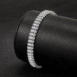 925 Silver Bracelet Zircon Crystal Women's Jewelry Wedding