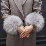 Furry Wrist Cuff Sleeve Bracelet Warm Wristband