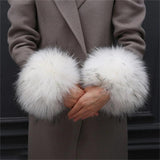 Furry Wrist Cuff Sleeve Bracelet Warm Wristband