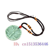 Jade Zodiac Pendant Green Necklace Gemstone Amulets Jewelry Stone Natural