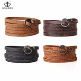 1PC Multilayer Leather Bracelet High Jewelry Ankle Bracelet