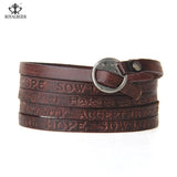 1PC Multilayer Leather Bracelet High Jewelry Ankle Bracelet