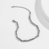 Classic Stainless Steel Adjustable Bone Chain Bracelet