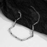 Classic Stainless Steel Adjustable Bone Chain Bracelet