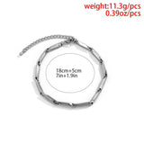 Classic Stainless Steel Adjustable Bone Chain Bracelet