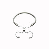 Stainless Steel Waterproof Snake Bone Chain Tassel Bracelet