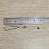 Stainless Steel Waterproof Snake Bone Chain Tassel Bracelet