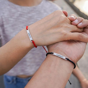 Customized Name Symbol Couple Bracelet - Friendship Bracelet