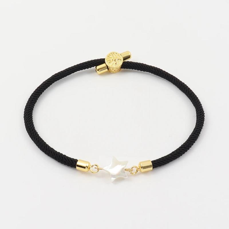 Colorful Adjustable Rope Charm Bracelet For Women