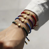 Colorful Adjustable Rope Charm Bracelet For Women