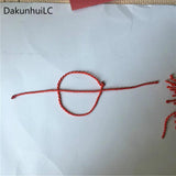 100 pcs Braided Red String Rope Bracelet Protection Men Women
