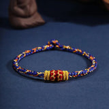 Multicolor Tibetan Braided String Bracelet, Lucky Protection Rope