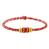 Multicolor Tibetan Braided String Bracelet, Lucky Protection Rope