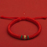 Tibetan Knot Bracelet Red String Bracelet for Couples