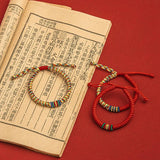 Tibetan Knot Bracelet Red String Bracelet for Couples