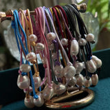 Baroque Pearl Red Rope Bracelet for Women