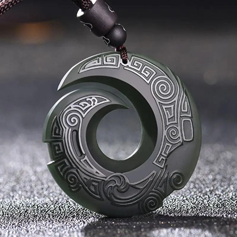 Natural Jade Pendant Necklace Hetian Jade Jewelry For Men Gift