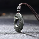 Natural Jade Pendant Necklace Hetian Jade Jewelry For Men Gift