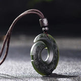 Natural Jade Pendant Necklace Hetian Jade Jewelry For Men Gift