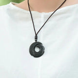 Natural Jade Pendant Necklace Hetian Jade Jewelry For Men Gift