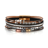 Boho Style Multi-layer Leather Bracelet for Women