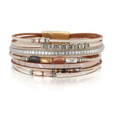 Boho Style Multi-layer Leather Bracelet for Women