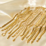 Snake Chain Bracelet for Women Stainless Steel