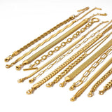 Snake Chain Bracelet for Women Stainless Steel