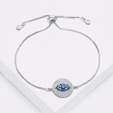 Evil Eye Bracelet for Woman Cubic Zirconia Bracelet Plated Jewelry