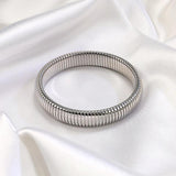 316L Stainless Steel Elastic Bracelet Punk Jewelry Gift