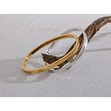 60mm Waterproof Stainless Steel Bangle Minimalist Bracelet Women