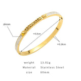 18K Plating Zircon Bracelet for Women