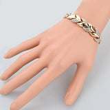 Leaf Bracelets&Bangles For Women Alloy Bracelets Crystal Jewelry