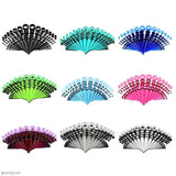 50pcs Acrylic Ear Gauge Taper and Plug Stretching Kit Mixed Ear Flesh Tunnel Exp