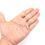 A-Z Initial Letter Pendant Pearl Necklace Women Jewelry Gift