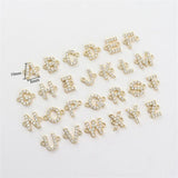 A-Z Initial Letter Pendant Pearl Necklace Women Jewelry Gift