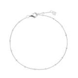 925 Silver Beads Chain Bracelet Bangle Jewelry Gift Wedding Charm