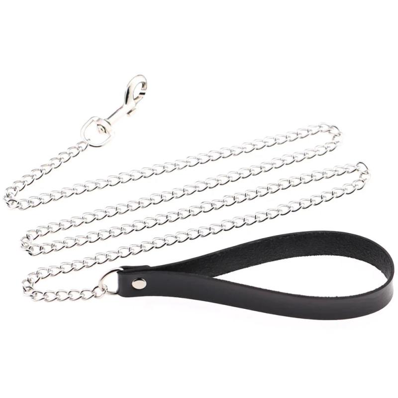 Sexy Harajuku PU Leather Chain Necklace Gothic Circle Choker Body Chain