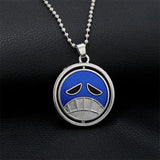 One Piece Anime Metal Necklace Rotating Pendant Chains Choker Collar