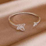 Crystal Butterfly Bangles for Women Jewelry