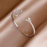 Crystal Butterfly Bangles for Women Jewelry