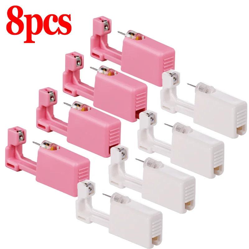 8Pcs Sterile Ear Piercing Gun Set Without Inflammation